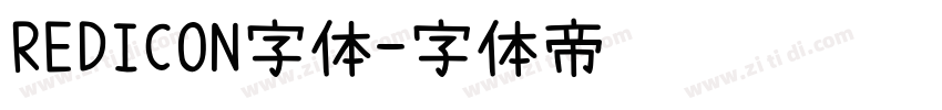REDICON字体字体转换