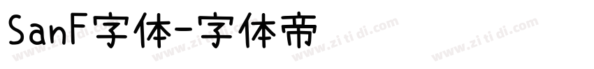 SanF字体字体转换