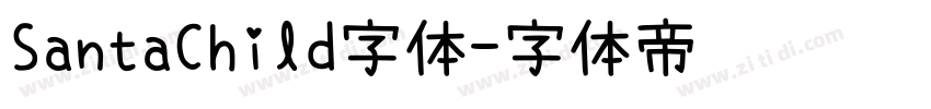 SantaChild字体字体转换