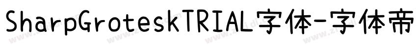 SharpGroteskTRIAL字体字体转换