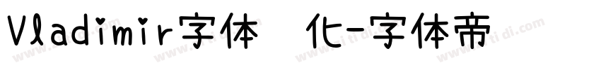 Vladimir字体转化字体转换