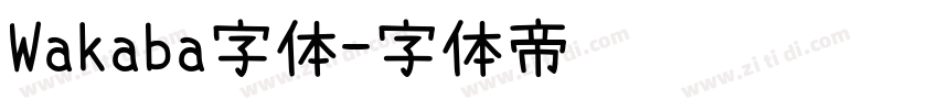 Wakaba字体字体转换