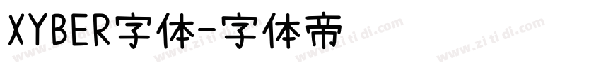 XYBER字体字体转换