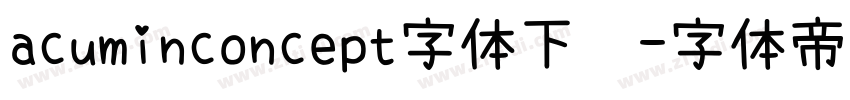 acuminconcept字体下载字体转换
