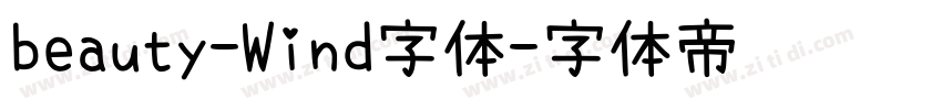 beauty-Wind字体字体转换