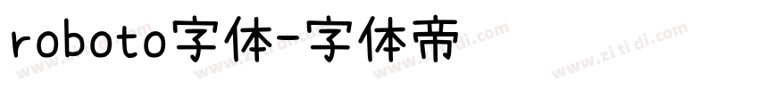 roboto字体字体转换