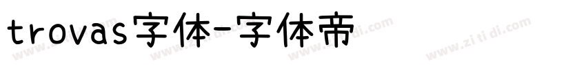 trovas字体字体转换