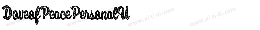 DoveofPeacePersonalU字体转换