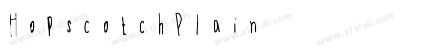 HopscotchPlain字体转换