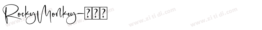 RockyMonkey字体转换