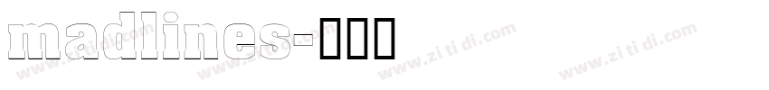 madlines字体转换