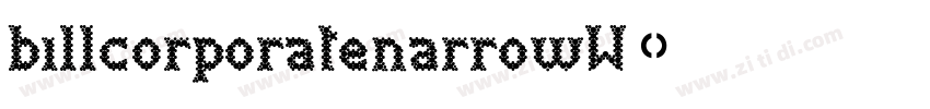 billcorporatenarrowW字体转换