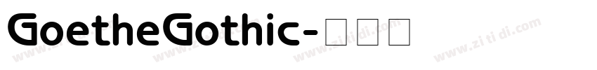 GoetheGothic字体转换