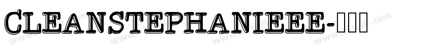 CleanStephanieee字体转换