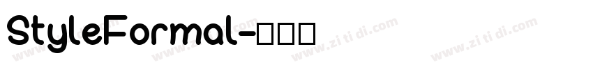 StyleFormal字体转换