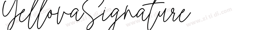 YellovaSignature字体转换