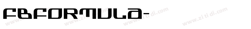 FbFormula字体转换
