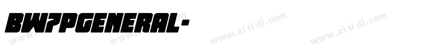 BW7pGeneral字体转换 BW7pGeneral字体转换