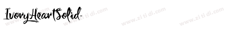 IvoryHeartSolid字体转换