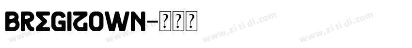 bregitown字体转换
