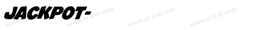 jackpot字体转换