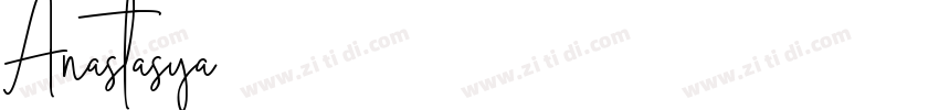 Anastasya字体转换