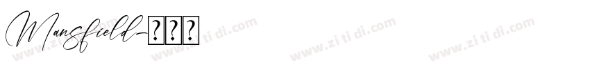 Mansfield字体转换