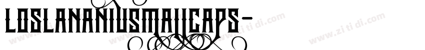 LosLanaNiuSmallCaps字体转换