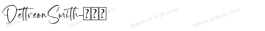 DettreonSmith字体转换