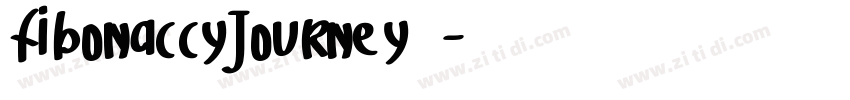FibonaccyJourney◆字体转换