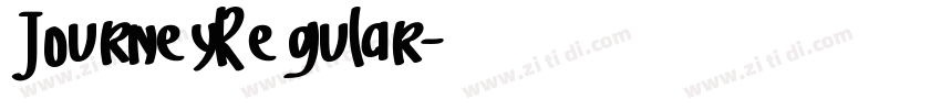 JourneyRegular字体转换