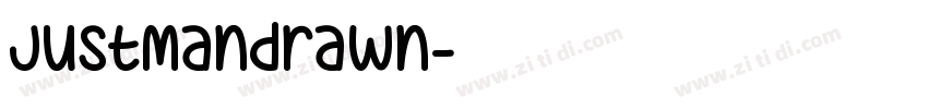 JustMandrawn字体转换