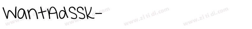 WantAdSSK字体转换