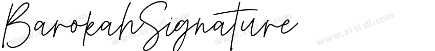 BarokahSignature字体转换