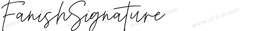 FanishSignature字体转换