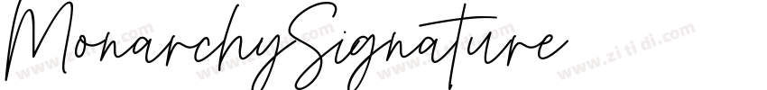 MonarchySignature字体转换