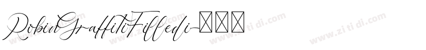RobinGraffitiFilledi字体转换
