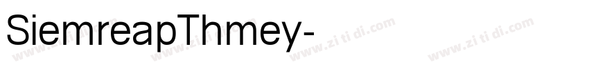 SiemreapThmey字体转换