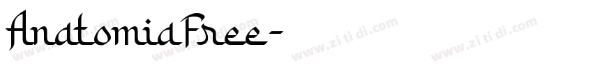 AnatomiaFree字体转换