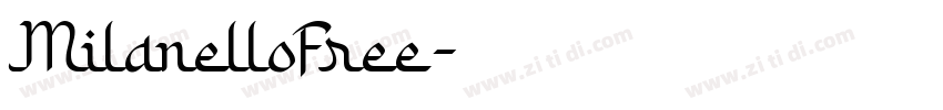 MilanelloFree字体转换