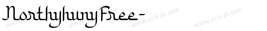 NorthyhunyFree字体转换