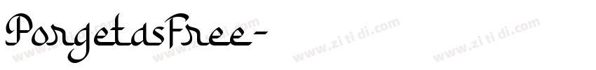 PorgetasFree字体转换