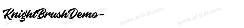 KnightBrushDemo字体转换