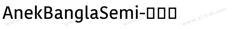 AnekBanglaSemi字体转换 AnekBanglaSemi字体转换
