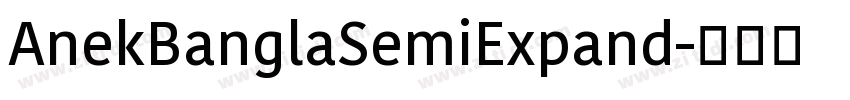 AnekBanglaSemiExpand字体转换