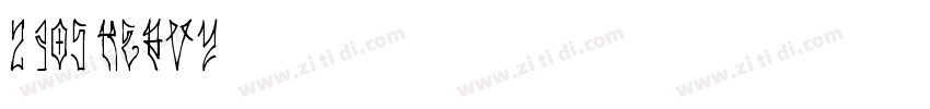 2_105_heavy字体转换