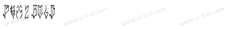 Pax_2_Bold字体转换