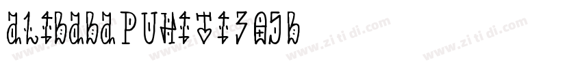 AlibabaPuHiTi_3_85_B字体转换
