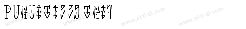 PuHuiTi_3_35_Thin字体转换