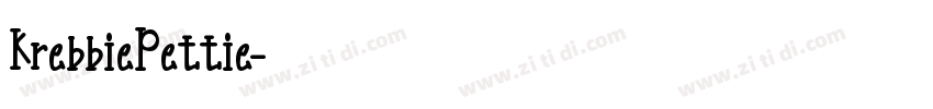 KrebbiePettie字体转换